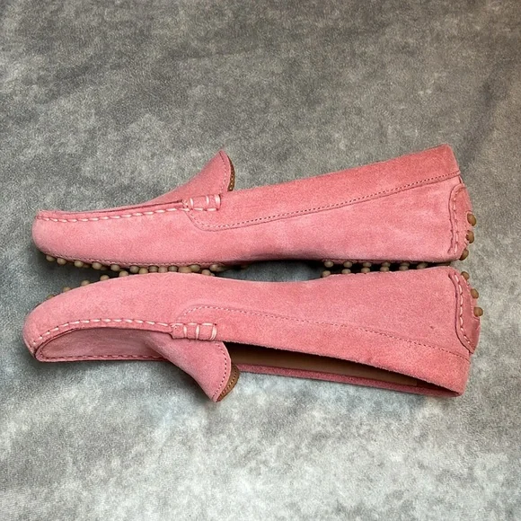 M. GEMI - The Felize Suede Leather Driving Shoes - Color: Pink - Size 8 - Picture 5 of 7
